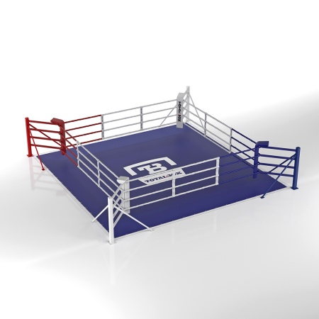 Купить Ринг боксерский напольный Totalbox на упорах 6х6м в Берёзовском 