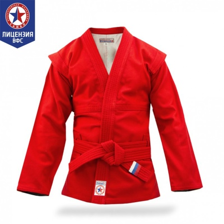 Купить Куртка для самбо "Атака" ВФС (подкладка, пояс)  р 36-48 в Берёзовском 