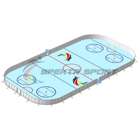 Купить Хоккейная коробка, борта фанера 12 мм, 30×15 в Берёзовском 