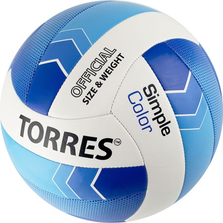 Купить Мяч волейбольный Torres Simple Color любительский р.5 в Берёзовском 